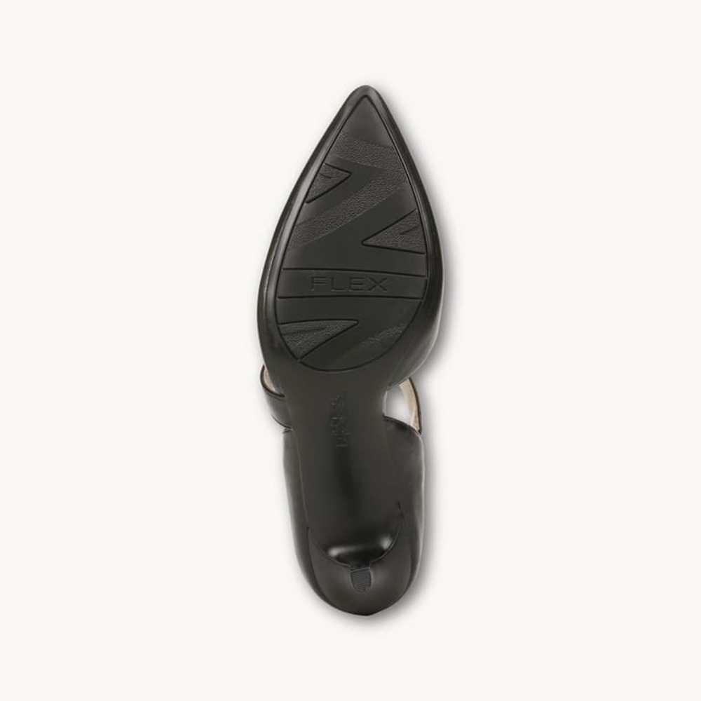 LifeStride Suki Pump Black Faux Leather Pointed Toe Asymmetrical Strap Heel 8.5W - Picture 13 of 13